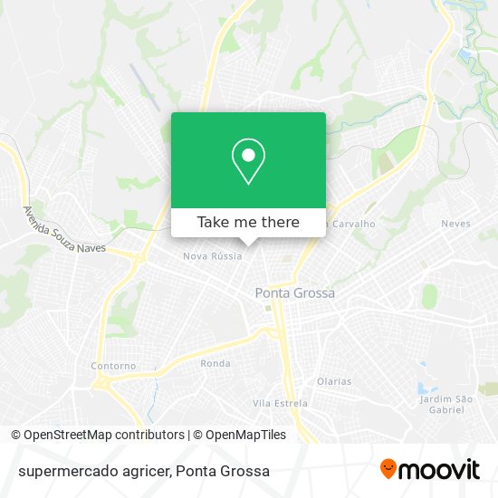 supermercado agricer map
