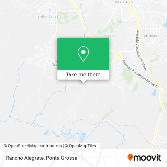 Mapa Rancho Alegrete