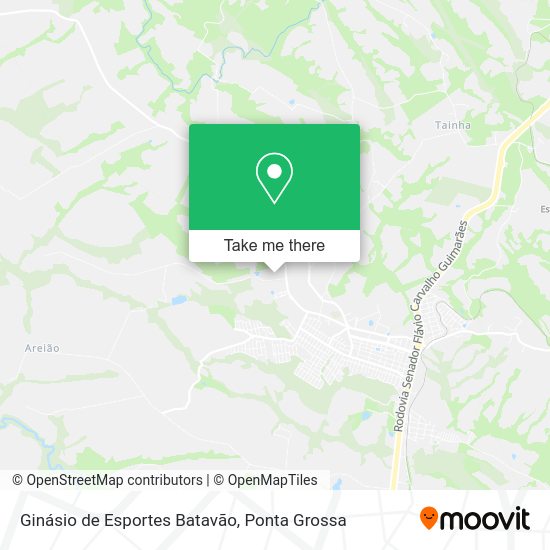Ginásio de Esportes Batavão map