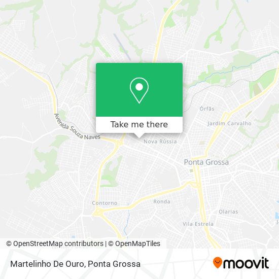 Mapa Martelinho De Ouro