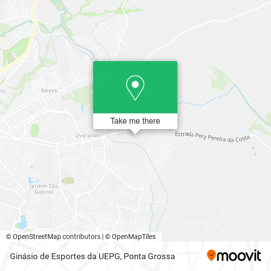 Ginásio de Esportes da UEPG map