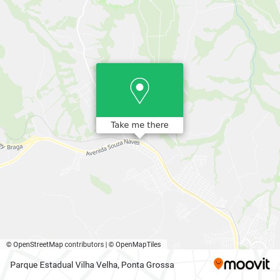 Parque Estadual Vilha Velha map