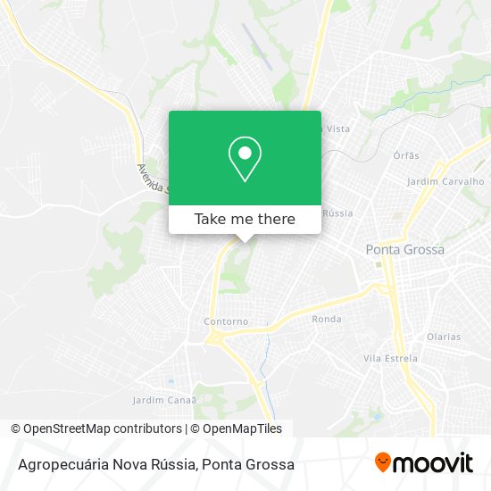 Agropecuária Nova Rússia map