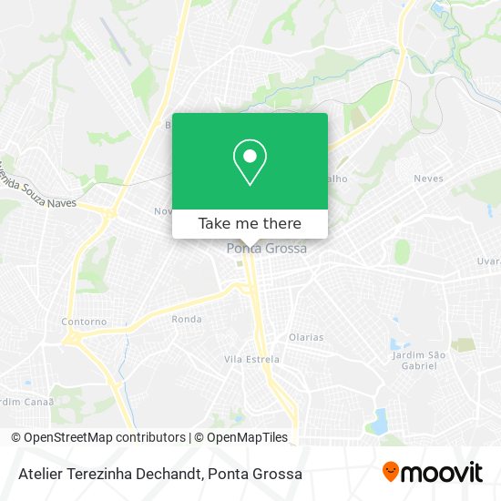 Atelier Terezinha Dechandt map
