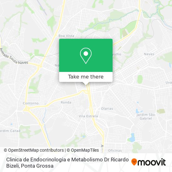 Clinica de Endocrinologia e Metabolismo Dr Ricardo Bizeli map