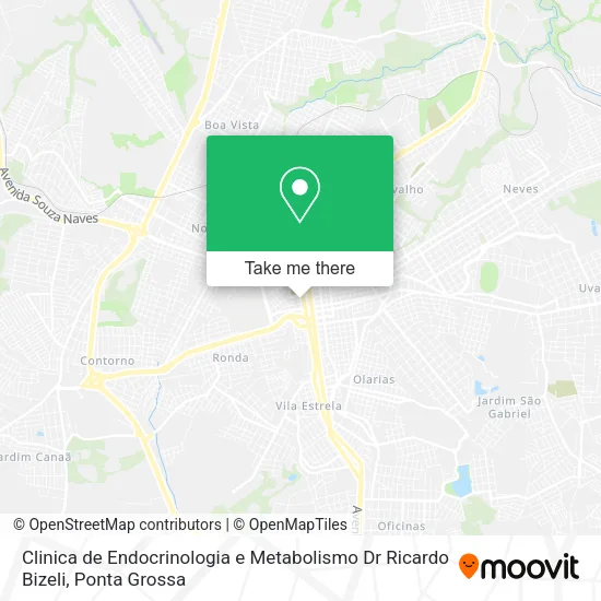 Clinica de Endocrinologia e Metabolismo Dr Ricardo Bizeli map
