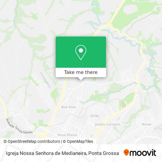 Mapa Igreja Nossa Senhora de Medianeira