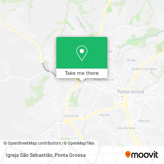 Mapa Igreja São Sebastião