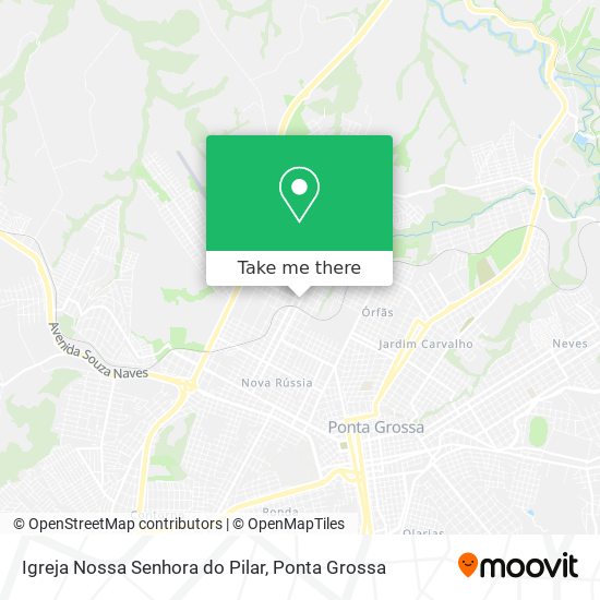 Mapa Igreja Nossa Senhora do Pilar