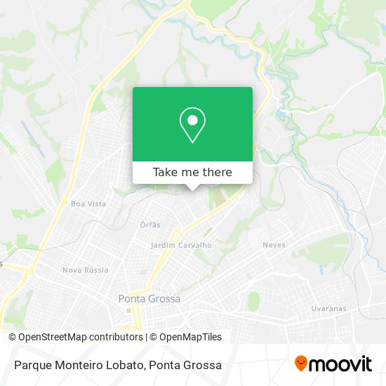Mapa Parque Monteiro Lobato
