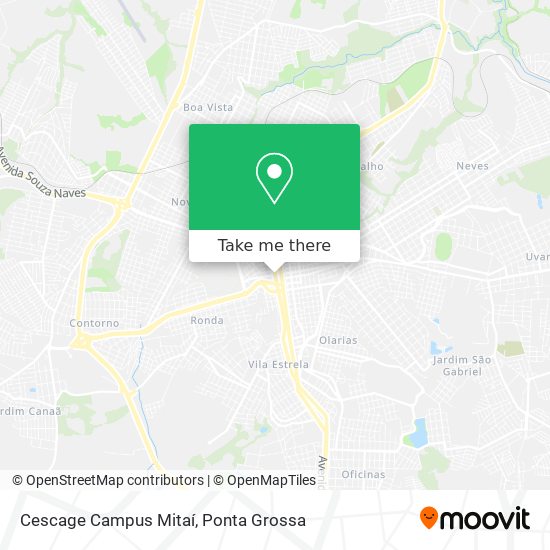 Cescage Campus Mitaí map