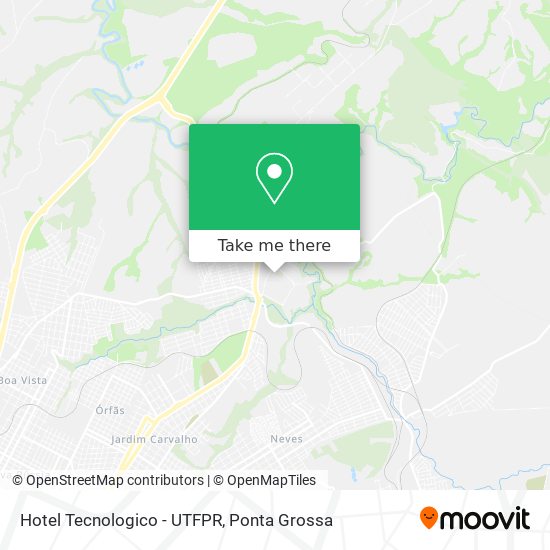 Mapa Hotel Tecnologico - UTFPR