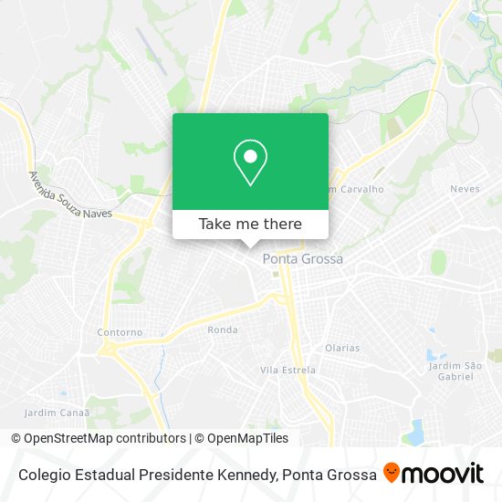 Mapa Colegio Estadual Presidente Kennedy