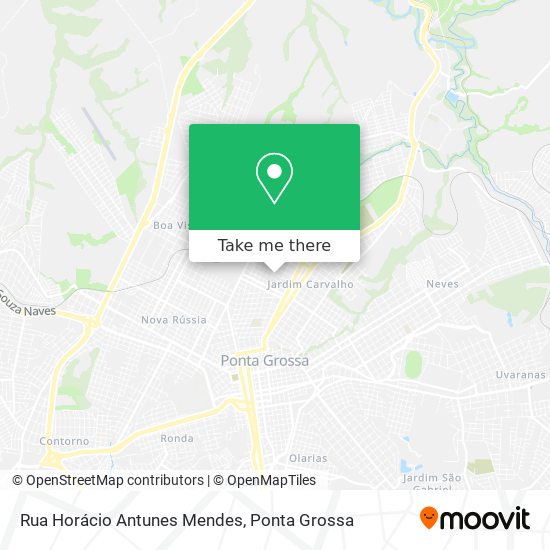 Rua Horácio Antunes Mendes map