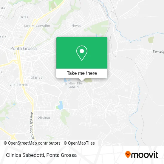 Clinica Sabedotti map