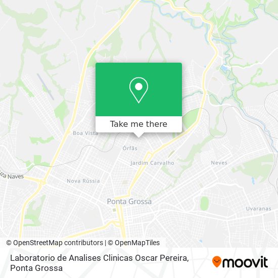 Laboratorio de Analises Clinicas Oscar Pereira map