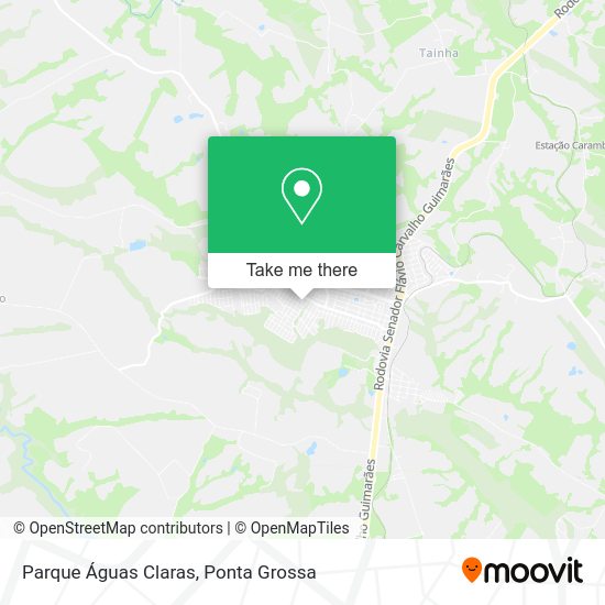 Parque Águas Claras map