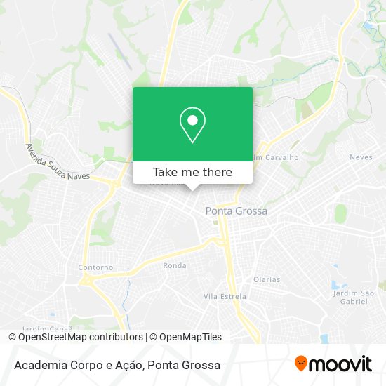 Mapa Academia Corpo e Ação