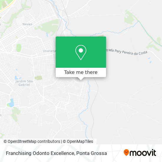 Franchising Odonto Excellence map