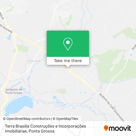 Mapa Terra Brasilis Construções e Incorporações Imobiliárias