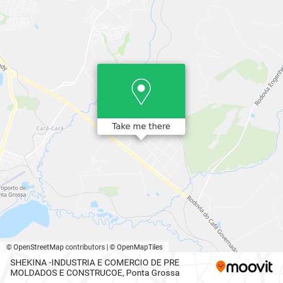 SHEKINA -INDUSTRIA E COMERCIO DE PRE MOLDADOS E CONSTRUCOE map