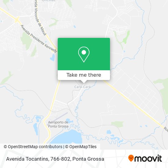 Mapa Avenida Tocantins, 766-802