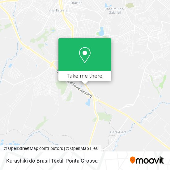 Kurashiki do Brasil Têxtil map