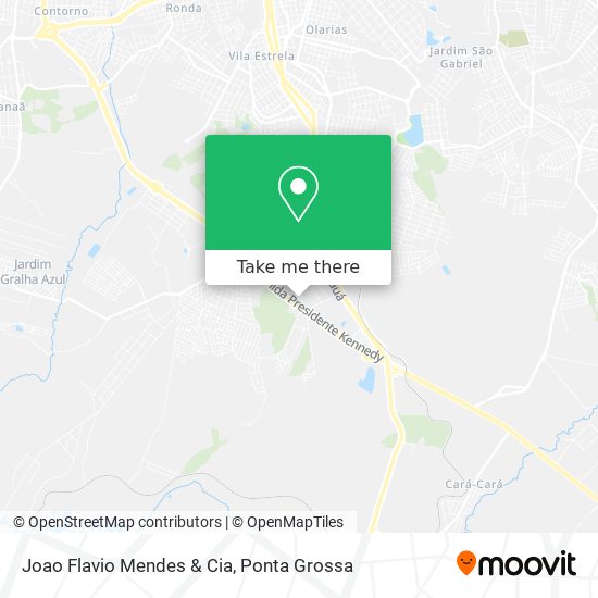 Joao Flavio Mendes & Cia map