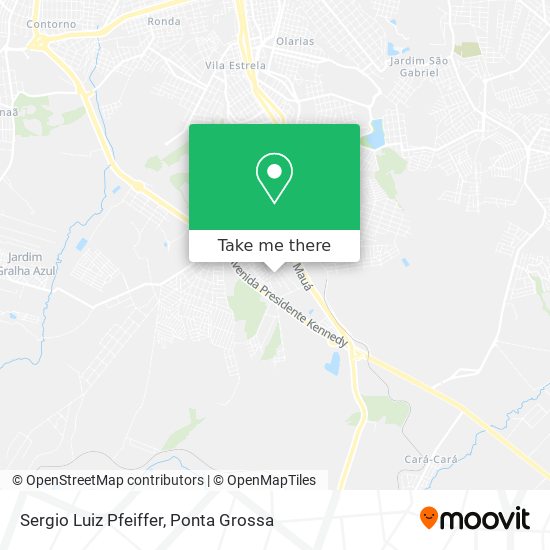 Sergio Luiz Pfeiffer map