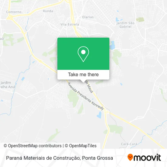 Paraná Materiais de Construção map