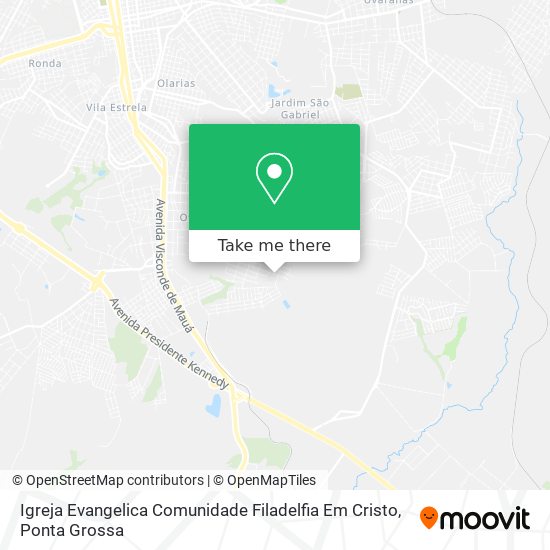 Igreja Evangelica Comunidade Filadelfia Em Cristo map