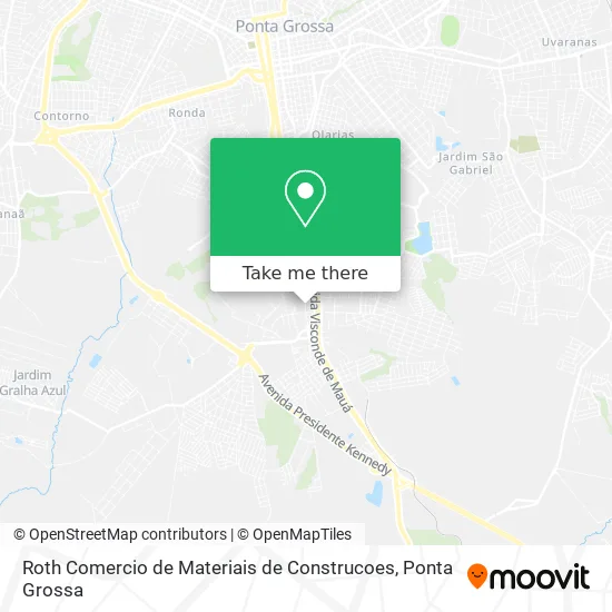 Roth Comercio de Materiais de Construcoes map