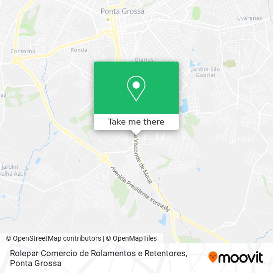 Rolepar Comercio de Rolamentos e Retentores map