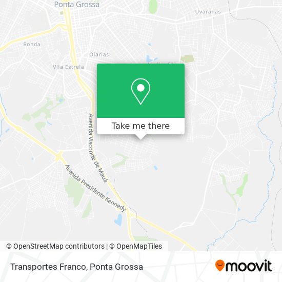 Transportes Franco map