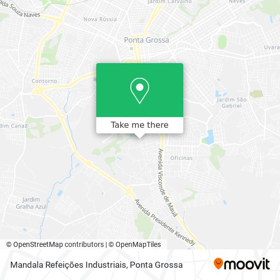 Mandala Refeições Industriais map