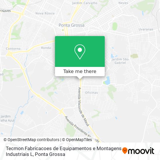 Mapa Tecmon Fabricacoes de Equipamentos e Montagens Industriais L