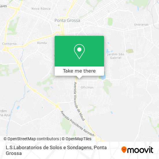 L.S.Laboratorios de Solos e Sondagens map