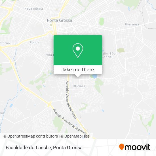 Faculdade do Lanche map
