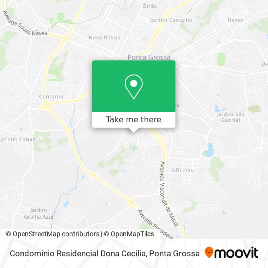 Mapa Condominio Residencial Dona Cecilia