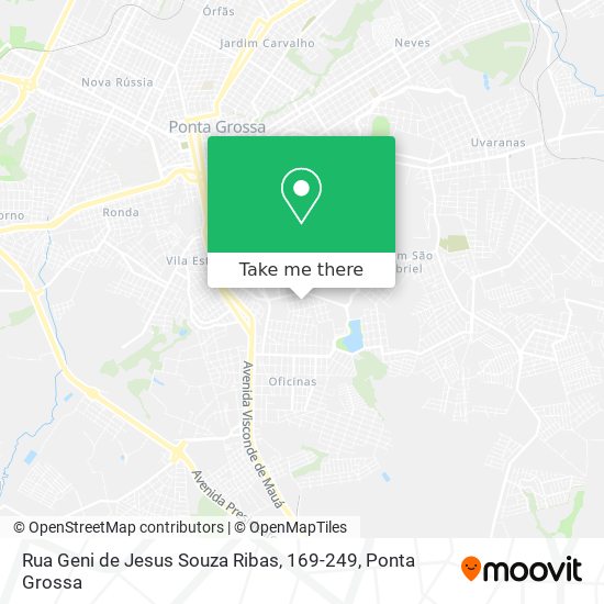 Rua Geni de Jesus Souza Ribas, 169-249 map
