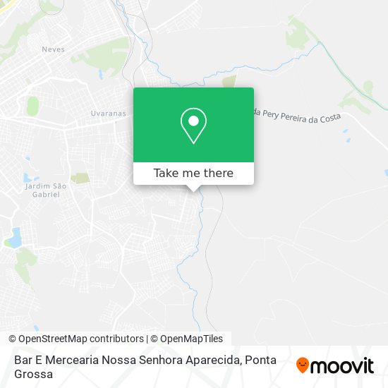 Bar E Mercearia Nossa Senhora Aparecida map