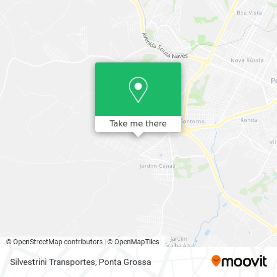 Silvestrini Transportes map