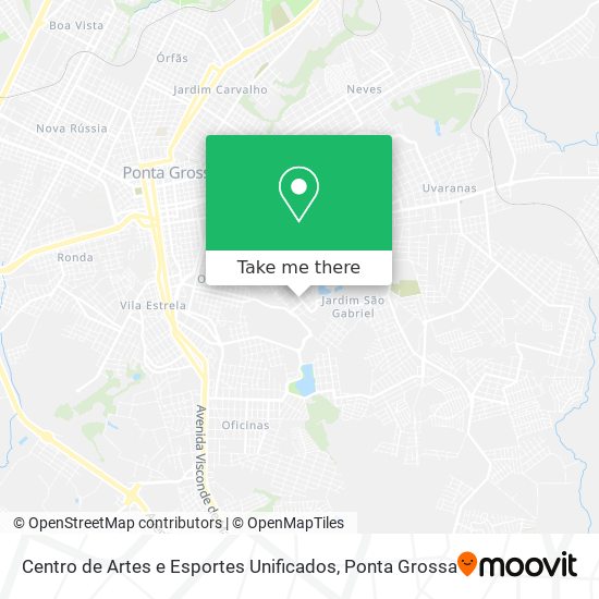Centro de Artes e Esportes Unificados map