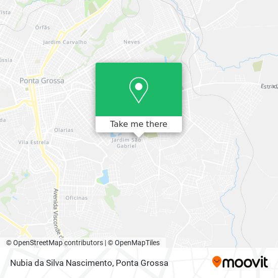 Nubia da Silva Nascimento map