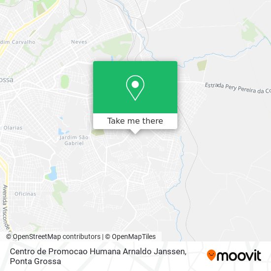 Centro de Promocao Humana Arnaldo Janssen map