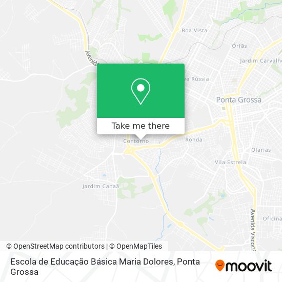 Mapa Escola de Educação Básica Maria Dolores