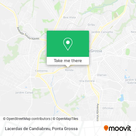 Lacerdas de Candiabreu map