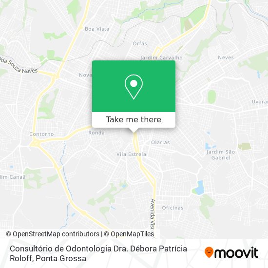 Consultório de Odontologia Dra. Débora Patrícia Roloff map