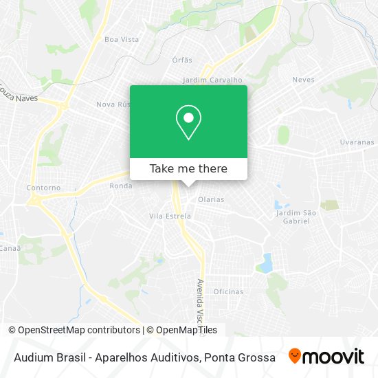 Mapa Audium Brasil - Aparelhos Auditivos