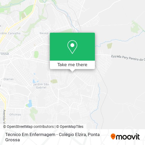 Técnico Em Enfermagem - Colégio Elzira map